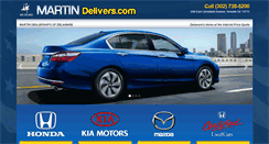 Desktop Screenshot of martindelivers.com