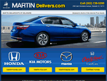 Tablet Screenshot of martindelivers.com
